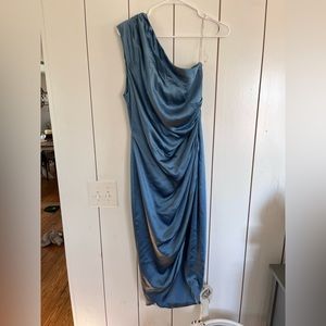 Womens Elliatt blue one sleeve formal dress size large